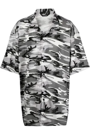 Balenciaga Camisa con estampado militar