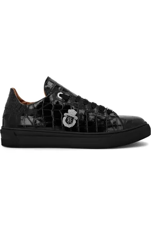BILLIONAIRE Tenis con estampado Croco