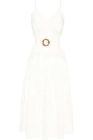 Twin-Set Vestido con bordado floral