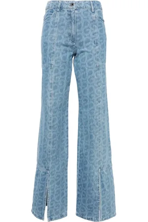 STINE GOYA Jeans acampanados con tiro medio