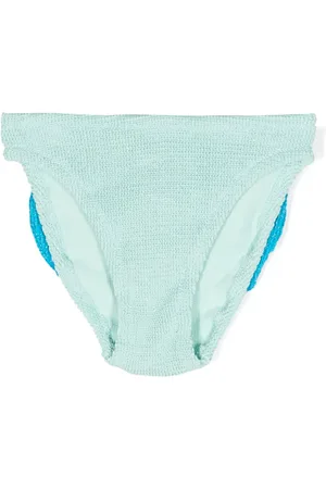 MC2 SAINT BARTH Bikini bottom con efecto arrugado