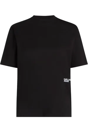 Karl Lagerfeld Playera con monograma estampado
