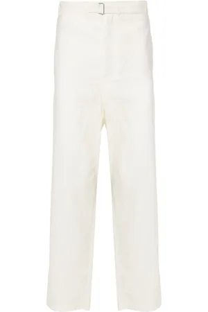 LEMAIRE Pantalones tapered con cinturón