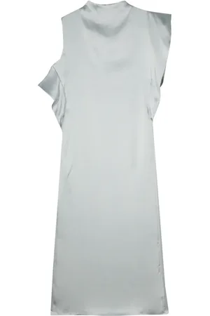 Fendi Vestido midi con detalle de volantes