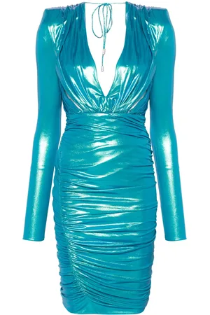 ALEXANDRE VAUTHIER Vestido midi con diseño fruncido
