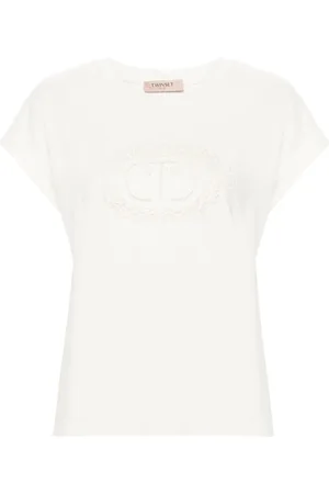 Twin-Set Playera con logo bordado
