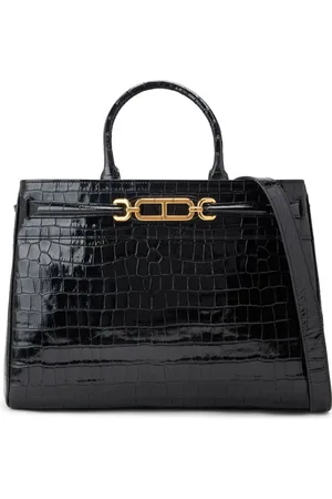 Tom Ford Tote con efecto de piel de cocodrilo
