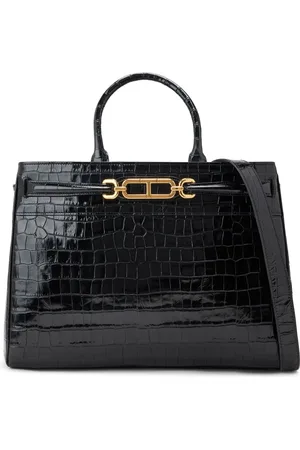 Tom Ford Tote con efecto de piel de cocodrilo