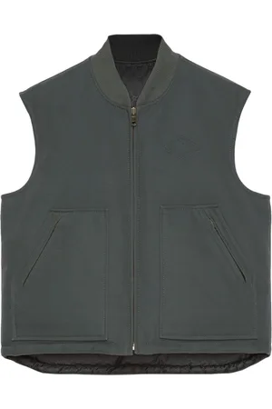 Gucci Chaleco reversible con logo en relieve