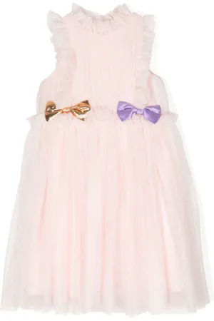 HUCKLEBONES LONDON Vestido midi con detalle de moño