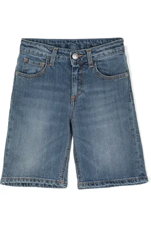 John Richmond Shorts de mezclilla con logo estampado