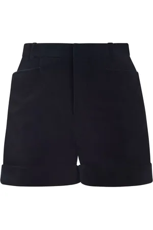 Tom Ford Shorts con tiro alto y dobladillo vuelto