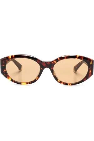 Stella McCartney Lentes de sol con armazón estilo carey