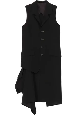YOHJI YAMAMOTO Blazer sin mangas asimétrico