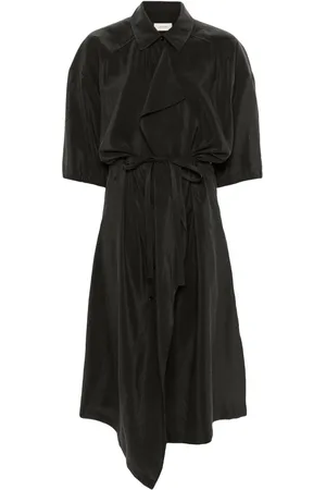 LEMAIRE Vestido camisero midi manga corta