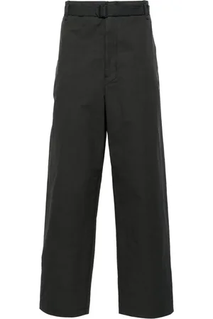 LEMAIRE Pantalones rectos con cinturón