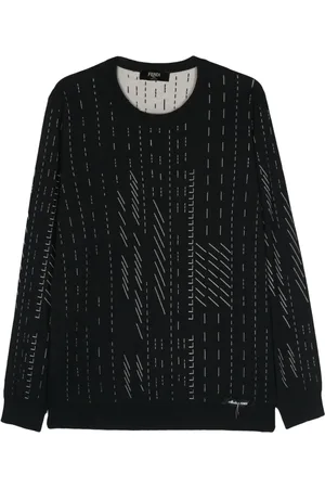 Fendi Suéter con motivo en jacquard