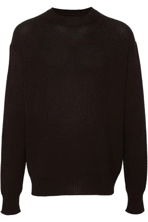 Issey Miyake Suéter con cuello redondo