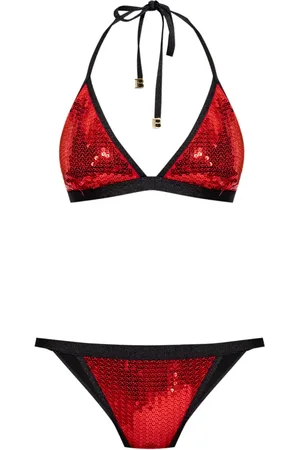 Balmain Bikini bordado con lentejuelas