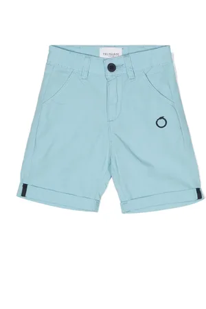 Trussardi Shorts chino con logo bordado
