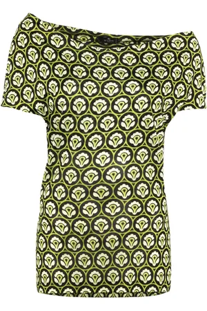 Etro Top asimétrico con estampado abstracto
