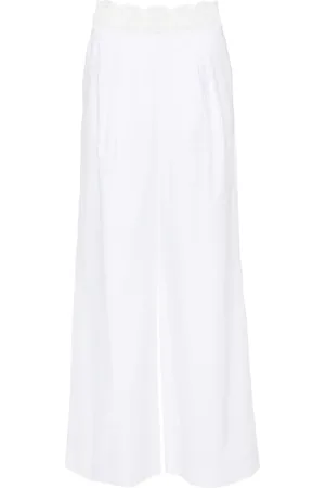 Alberta Ferretti Pantalones palazzo con diseño ancho