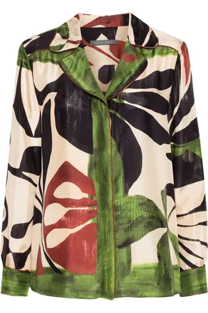 Alberta Ferretti Camisa con estampado abstracto