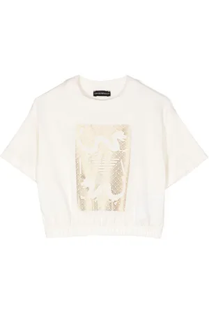 Emporio Armani Playera con estampado de dragón