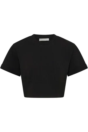 DION LEE Playera con logo en relieve