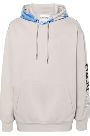 Iceberg Hoodie tejida con ilustración estampada