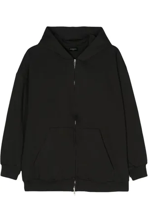 Balenciaga Hoodie con logo y cierre