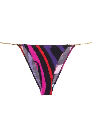 Puccini Bikini bottom con estampado Marmo