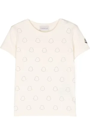 Moncler Playera con logo de cristales