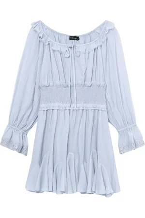 tout a coup Vestido corto con diseño plisado