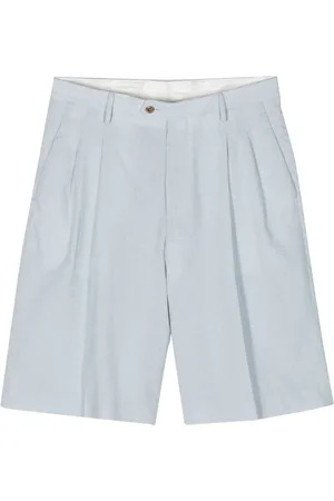 LARDINI Shorts rectos con rayas estampadas