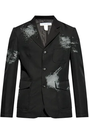 Comme des Garçons Blazer con botones y estampado de salpicaduras
