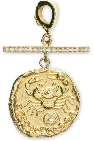 Azlee Dije Karkinos pequeño en oro amarillo de 18kt