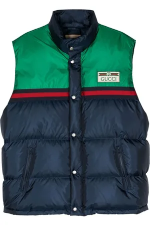 Gucci Chaleco capitonado con parche del logo