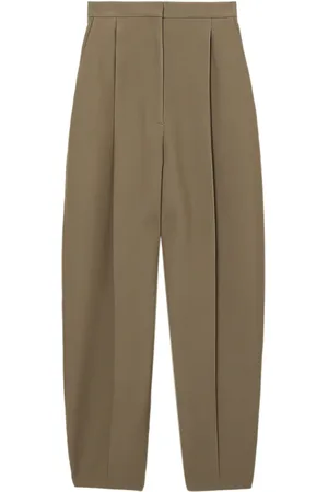 Khaite Pantalones tapered con detalles de pinzas