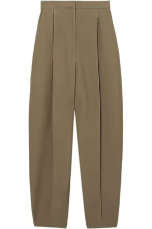 Khaite Pantalones tapered con detalles de pinzas