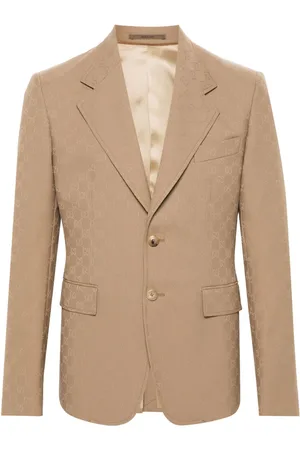Gucci Blazer con botones y motivo Interlocking G