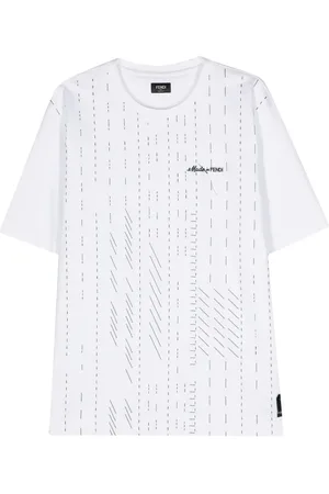 Fendi Playera con logo bordado