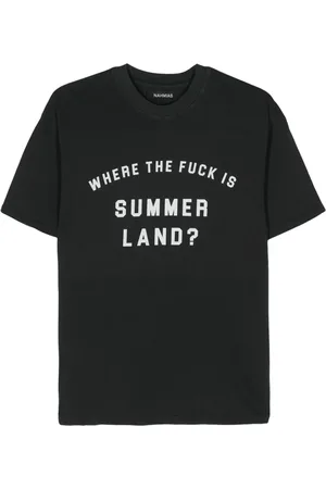 Nahmias Playera con eslogan estampado