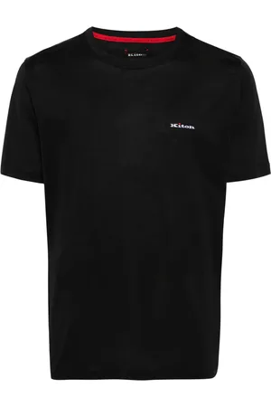 Kiton Playera con logo bordado