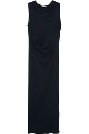 Dorothee Schumacher Vestido midi con detalle drapeado