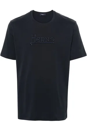 HERNO Playera con logo bordado