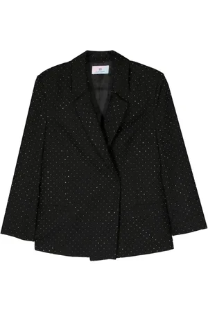 Chiara Ferragni Blazer con detalles de strass y doble botonadura