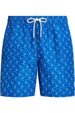 Ralph Lauren Shorts de playa con anclas estampadas