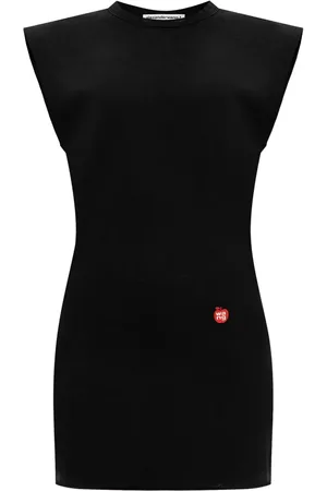 Alexander Wang Vestido corto tejido de canalé
