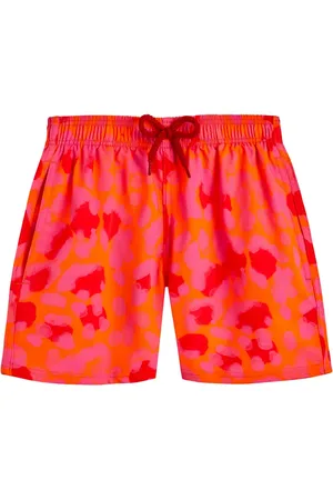 Vilebrequin Shorts de playa con estampado abstracto